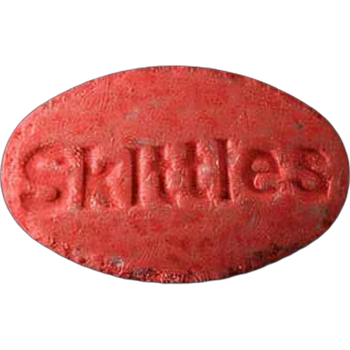 Skittles pills (Ecstasy / MDMA), back