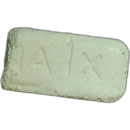Таблетка Flualprazolam (0.5%); (entspricht 0,58mg im Bruchstück)