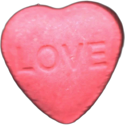 حبّة Heart — 2C-B (13mg); Unknown; Synthesis impurity — Barcelona, إسبانيا