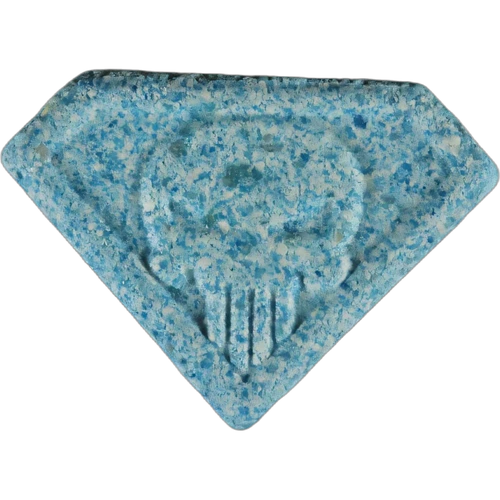 Tabletė Punisher — MDMA; Synthesis impurity — Zürich, Šveicarija