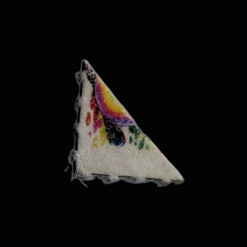 Pastilla Abstract — LSD (191µg); iso-LSD (143µg) — ---, Francia
