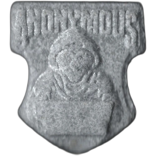 Anonymous-pilleri — MDMA (241mg); Caffeine (1%) — Barcelona, Espanja