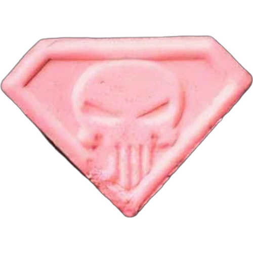 Punisher pill — MDMA (133mg) — Madrid, Spain