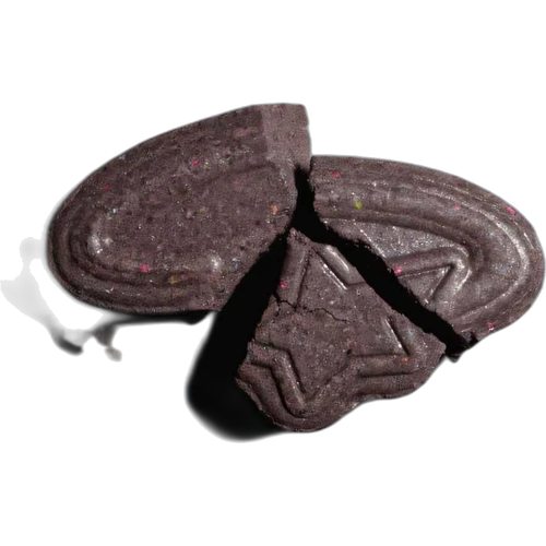 Shooting Star pill — MDMA (135mg); Caffeine (32mg) — Marseille, France