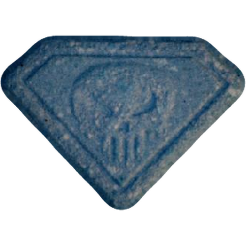 Punisher pill — MDMA (18mg); Caffeine (161mg) — Vienna, Austria