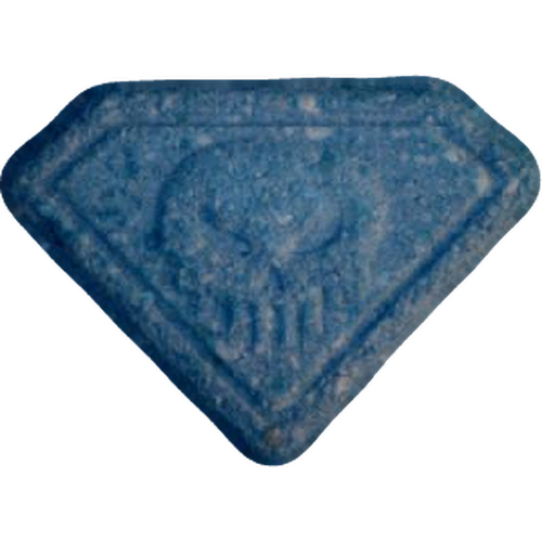 Punisher pill — MDMA (23mg); Caffeine (162mg) — Vienna, Austria