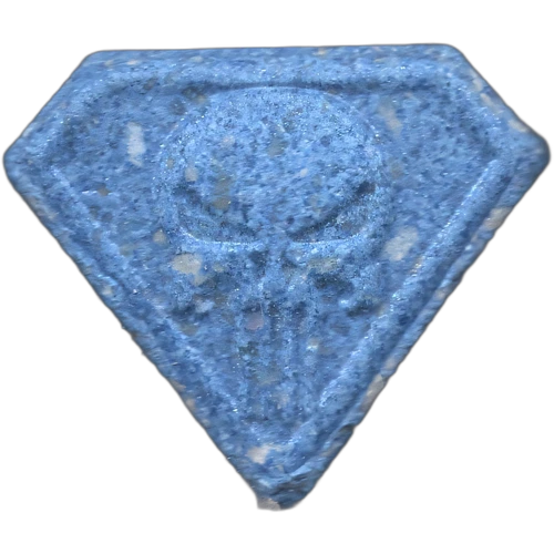 Punisher pill — MDMA (187mg) — Madrid, Spain