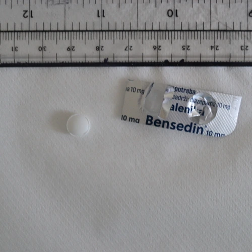 Bensedin pill — Diazepam — North Warwickshire; Tamworth (B77), England