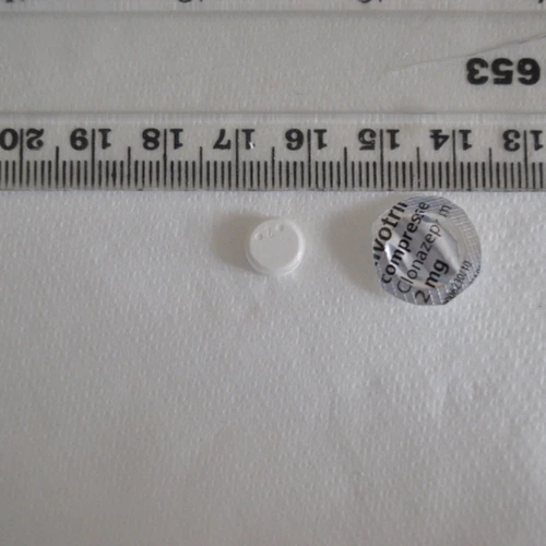Rivotril pill — Clonazepam — Hammersmith and Fulham; Hounslow (W6), England