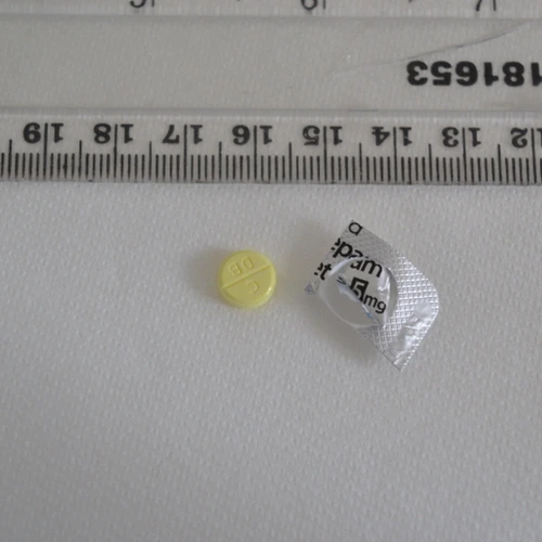 Diazapam pill — Diazepam — Chesterfield; North East Derbyshire (S40), England