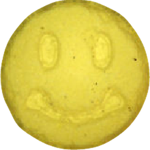 Smiley; Fußabdruck pill — Unknown — Vienna, Austria