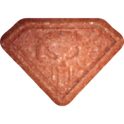 Punisher pill — MDMA (9mg); Caffeine (126mg) — Vienna, Austria
