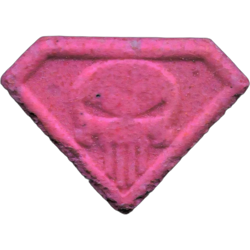 Punisher pill — MDMA (233mg) — Madrid, Spain