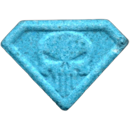 Punisher pill — MDMA (105mg) — Barcelona, Spain