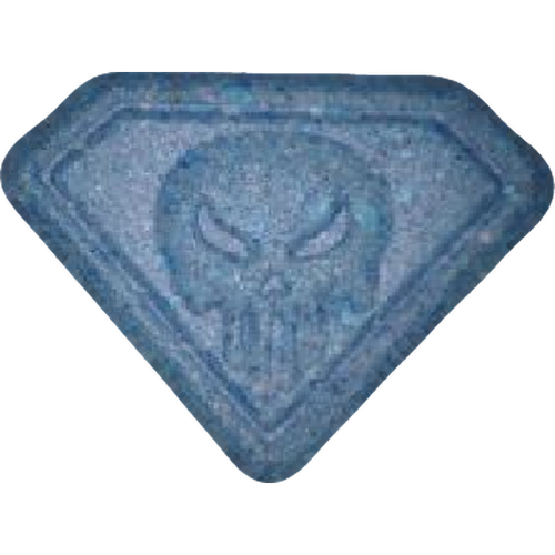 Punisher pill — Amphetamine (7mg); Caffeine (34mg) — Vienna, Austria