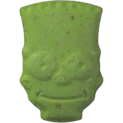 Bart Simpson pill — MDMA (18mg); Unknown — Zürich, Switzerland
