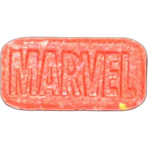 Marvel Marvel pills (Ecstasy / MDMA), front