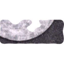 Grey Wie Vorderseite ecstasy pill (XTC) — keine Substanz nachweisbar — Vienna, Austria