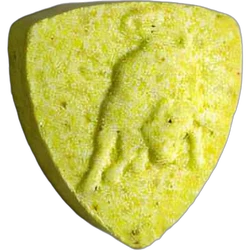 Yellow Lamborghini ecstasy pill (XTC) — MDMA 183mg — Zürich, Switzerland