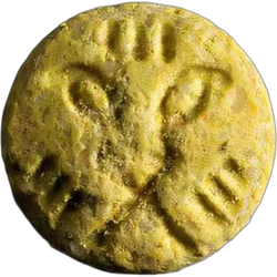 Yellow Clover pill — MDMA 124mg — Zürich, Switzerland