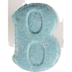 Blue Bentley ecstasy pill (XTC) — MDMA 188mg — Zürich, Switzerland