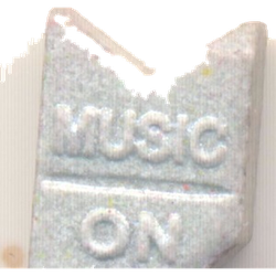 Grey Music On ecstasy pill (XTC) — MDMA 240mg — Tarragona, Spain