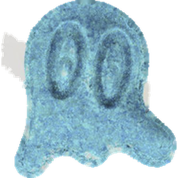 Blue Ghost ecstasy pill (XTC) — MDMA 122mg — Zürich, Switzerland