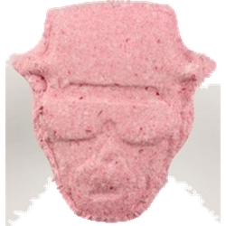 Pink Heisenberg ecstasy pill (XTC) — MDMA 155mg — Zürich, Switzerland