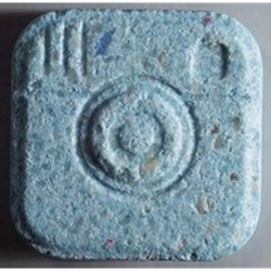Blue Instagram ecstasy pill (XTC) — MDMA 222mg — Zürich, Switzerland