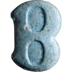 Blue Bentley ecstasy pill (XTC) — MDMA 181mg — Zürich, Switzerland