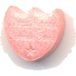 Pink Botella De Champagne ecstasy pill (XTC) — MDMA 133mg — Barcelona, Spain