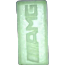 Green Android pill — MDMA 98mg — Madrid, Spain