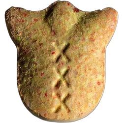 Orange Tulip ecstasy pill (XTC) — MDMA 162mg — Bern, Switzerland