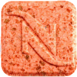 Orange Nespresso ecstasy pill (XTC) — MDMA 158mg — Zürich, Switzerland