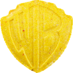 Yellow Warner Bros ecstasy pill (XTC) — MDMA 192mg — Zürich, Switzerland