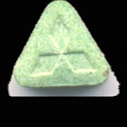 Green Trebol pill — a-PVP 54mg — Barcelona, Spain