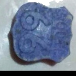 Blue Ruta 66 ecstasy pill (XTC) — MDMA 138mg — Baleares, Spain
