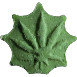 Green Hemp_leaf ecstasy pill (XTC) — MDMA 147mg — Zürich, Switzerland