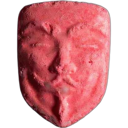 Red Anonymous ecstasy pill (XTC) — MDMA 133mg — Zürich, Switzerland