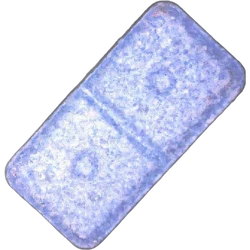 Blue Dominostein ecstasy pill (XTC) — MDMA 182mg — Vienna, Austria