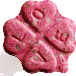 Pink Clover pill — MDMA 163mg — Zürich, Switzerland