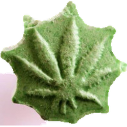 Green Hemp_leaf ecstasy pill (XTC) — MDMA 148mg — Zürich, Switzerland