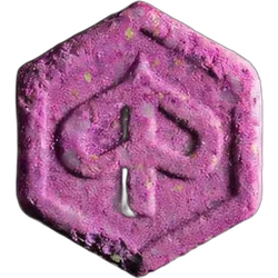 Pink Piaggio ecstasy pill (XTC) — MDMA 187mg — Zürich, Switzerland