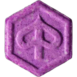 Purple Piaggio ecstasy pill (XTC) — MDMA 169mg — Zürich, Switzerland
