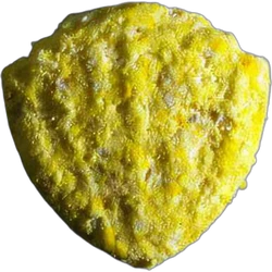 Yellow Warner Bros ecstasy pill (XTC) — MDMA 154mg — Zürich, Switzerland