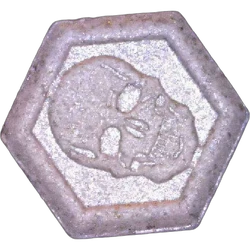 Grey Skull ecstasy pill (XTC) — MDMA 198mg — Vienna, Austria