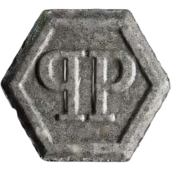 Grey Philipp Plein ecstasy pill (XTC) — MDMA 254mg — Bern, Switzerland