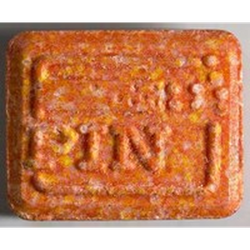 Orange Crystals pill — MDMA 192mg — Bern, Switzerland