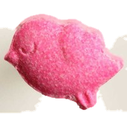 Pink Bird ecstasy pill (XTC) — MDMA 182mg — Zürich, Switzerland