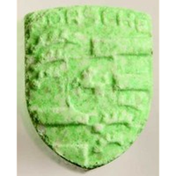 Green Porsche ecstasy pill (XTC) — MDMA 157mg — Zürich, Switzerland